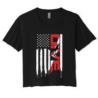 Scuba Diving Dive Women's Crop Top Tee