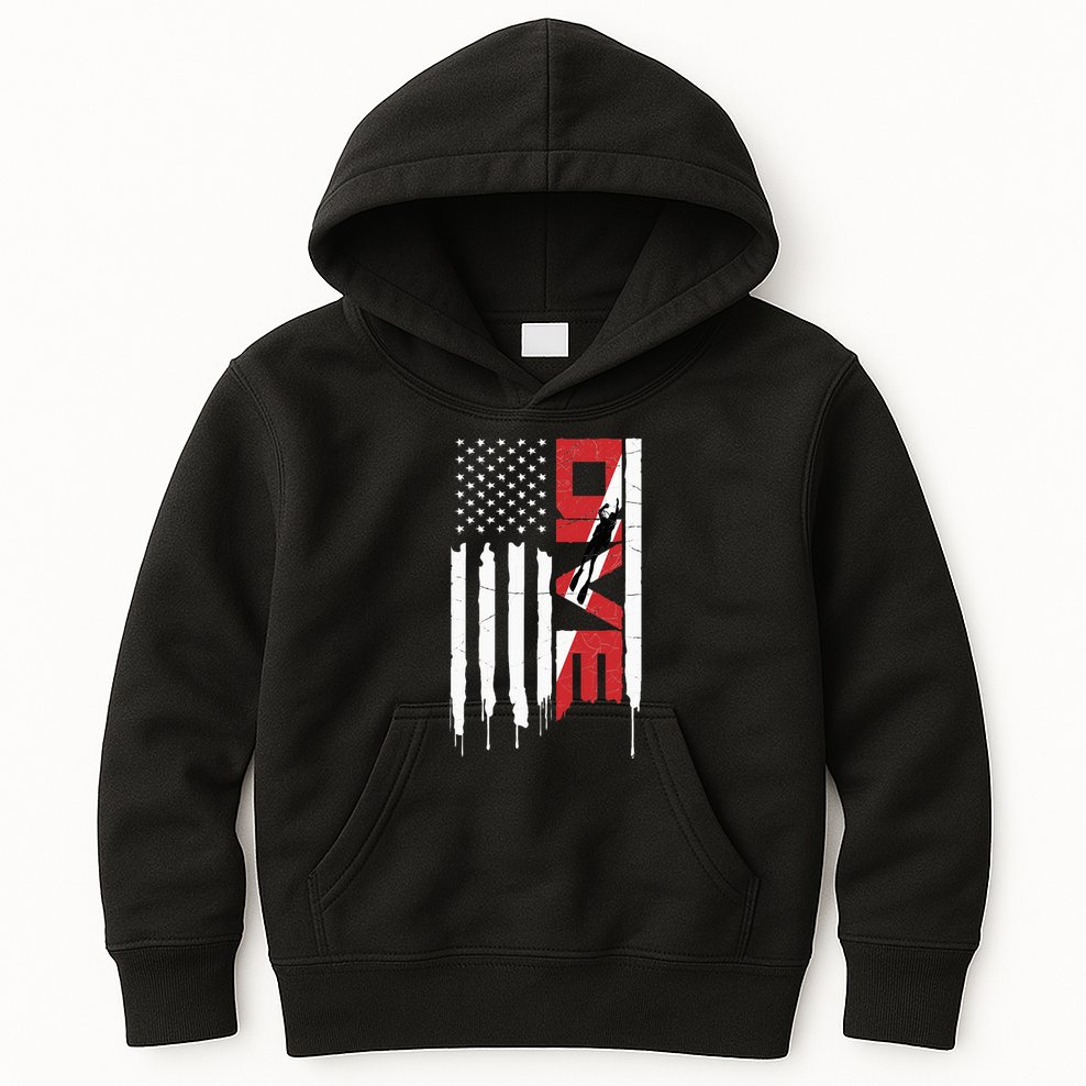 Scuba Diving Dive Kids Hoodie