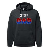 Spider Dad Design Male Parents Spider Love Performance Fleece Hoodie