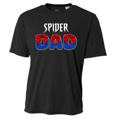 Spider Dad Design Male Parents Spider Love Cooling Performance Crew T-Shirt