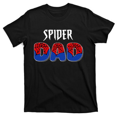 Spider Dad Design Male Parents Spider Love T-Shirt