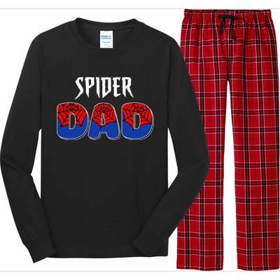 Spider Dad Design Male Parents Spider Love Long Sleeve Pajama Set