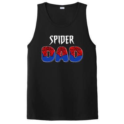 Spider Dad Design Male Parents Spider Love PosiCharge Competitor Tank