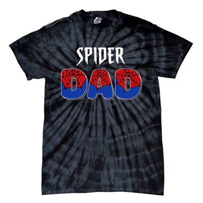 Spider Dad Design Male Parents Spider Love Tie-Dye T-Shirt