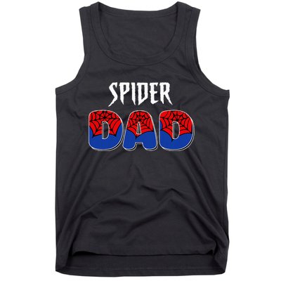 Spider Dad Design Male Parents Spider Love Tank Top