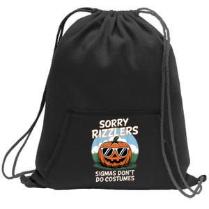 Sigmas DonT Do Costumes Gen Alpha Funny Halloween Costumes Sweatshirt Cinch Pack Bag