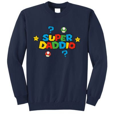 Super Daddio Dad Video Gamer Tall Sweatshirt