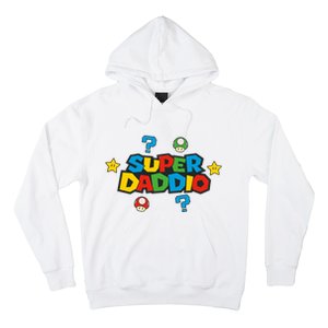 Super Daddio Dad Video Gamer Hoodie