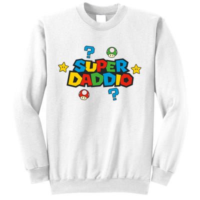 Super Daddio Dad Video Gamer Sweatshirt