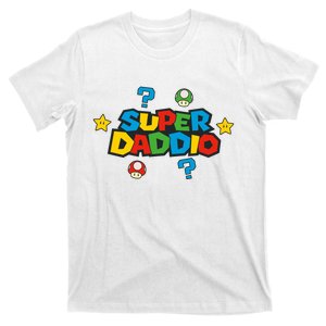 Super Daddio Dad Video Gamer T-Shirt