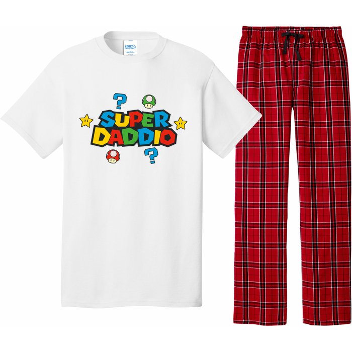 Super Daddio Dad Video Gamer Pajama Set