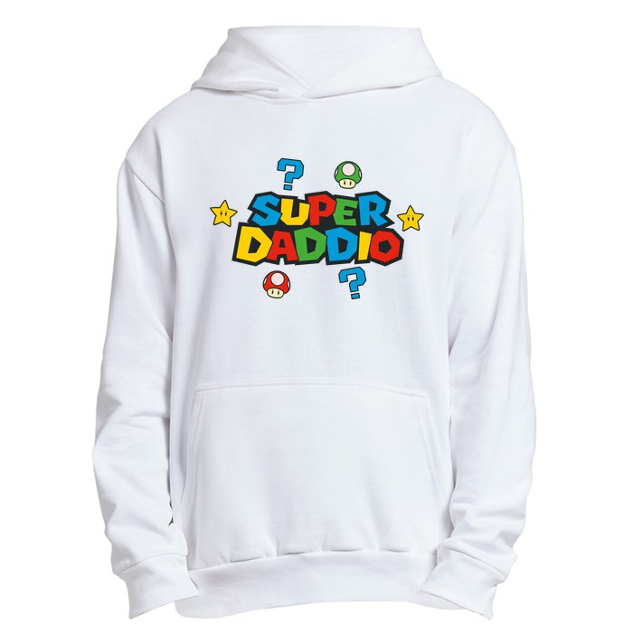 Super Daddio Dad Video Gamer Urban Pullover Hoodie