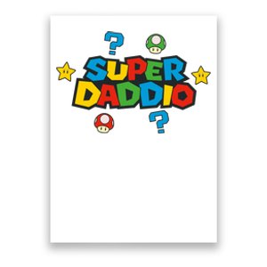 Super Daddio Dad Video Gamer Poster