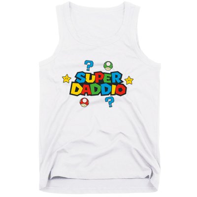 Super Daddio Dad Video Gamer Tank Top