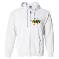 Super Daddio Dad Video Gamer Full Zip Hoodie