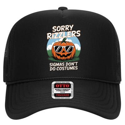 Sigmas DonT Do Costumes Gen Alpha Funny Halloween Costumes High Crown Mesh Back Trucker Hat