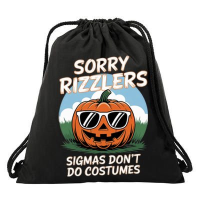 Sigmas DonT Do Costumes Gen Alpha Funny Halloween Costumes Drawstring Bag