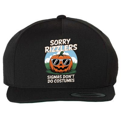 Sigmas DonT Do Costumes Gen Alpha Funny Halloween Costumes Wool Snapback Cap