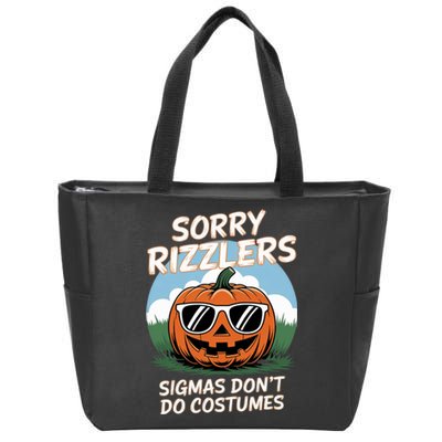 Sigmas DonT Do Costumes Gen Alpha Funny Halloween Costumes Zip Tote Bag