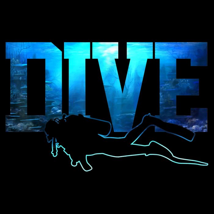 Scuba Diving DIVE Ocean Scuba Diver Gift 16 in Basic Backpack