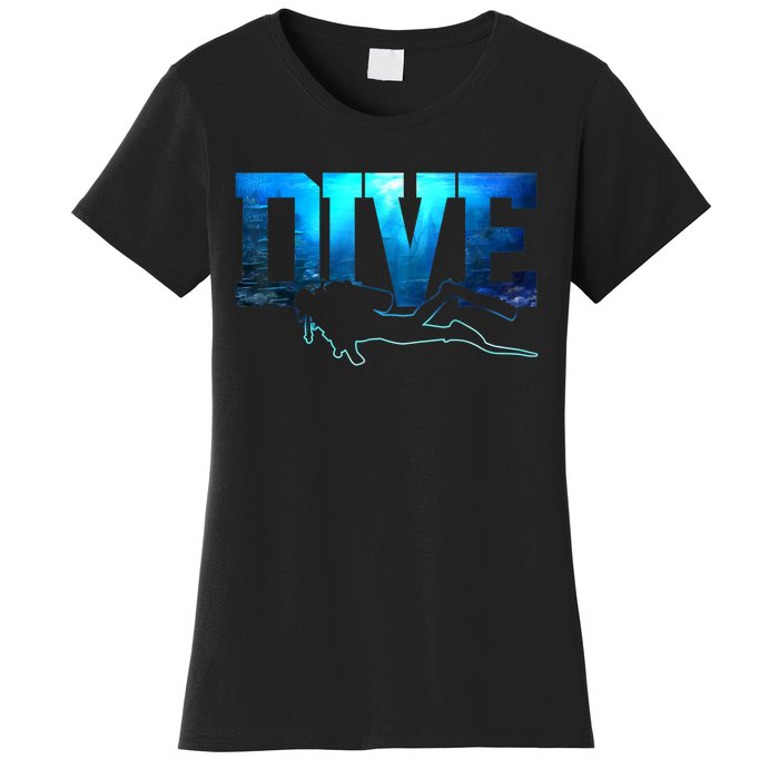 Scuba Diving DIVE Ocean Scuba Diver Gift Women's T-Shirt