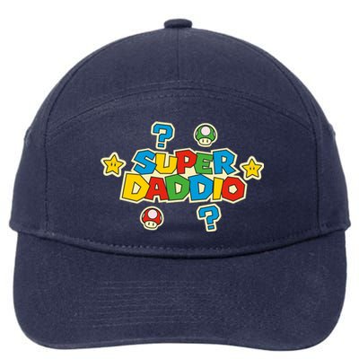 Super Daddio Dad Video Gamer 7-Panel Snapback Hat