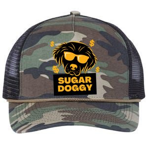 Sugar Daddy Dog Funny Retro Rope Trucker Hat Cap