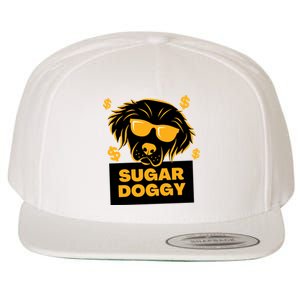 Sugar Daddy Dog Funny Wool Snapback Cap