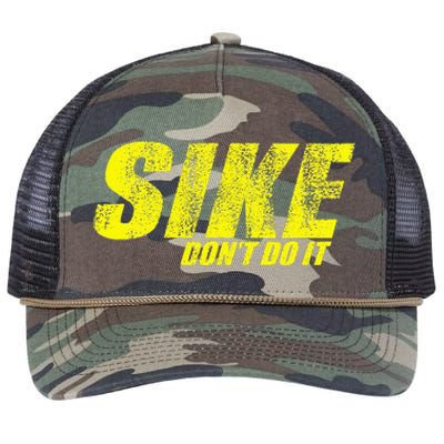 Sike Dont Do It! Funny Diary Of A Wimpy Retro Rope Trucker Hat Cap