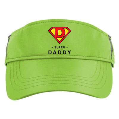 Super Daddy Dad Is My Hero Fathers Day Adult Drive Performance Visor