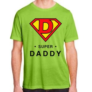 Super Daddy Dad Is My Hero Fathers Day Adult ChromaSoft Performance T-Shirt