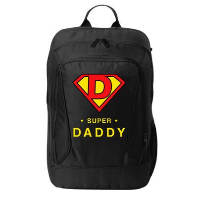 Super Daddy Dad Is My Hero Fathers Day City Backpack