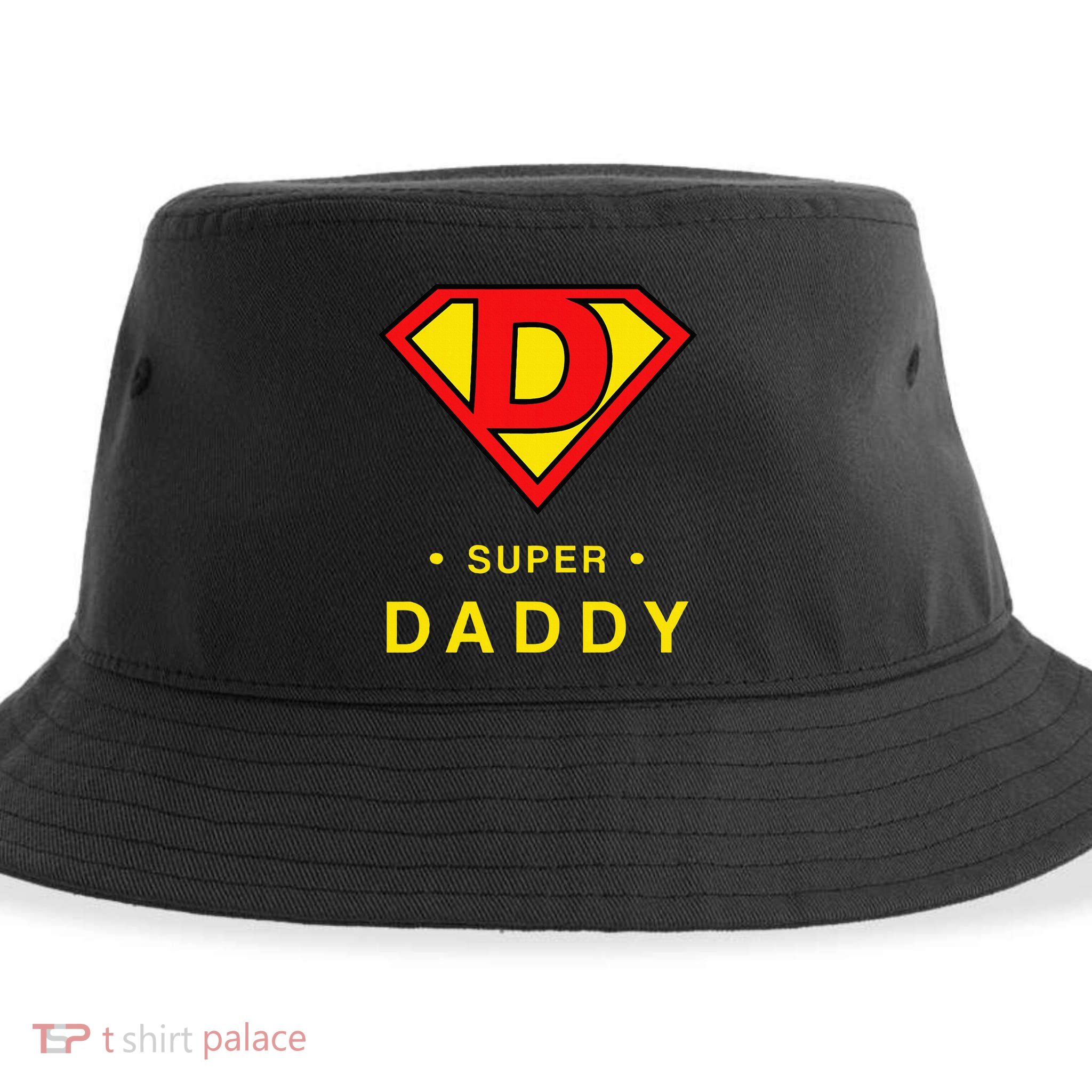 Super Daddy Dad Is My Hero Fathers Day Sustainable Bucket Hat