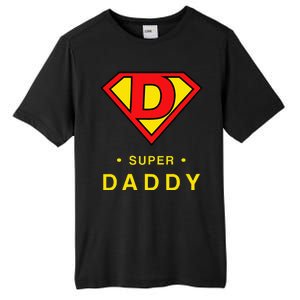 Super Daddy Dad Is My Hero Fathers Day Tall Fusion ChromaSoft Performance T-Shirt