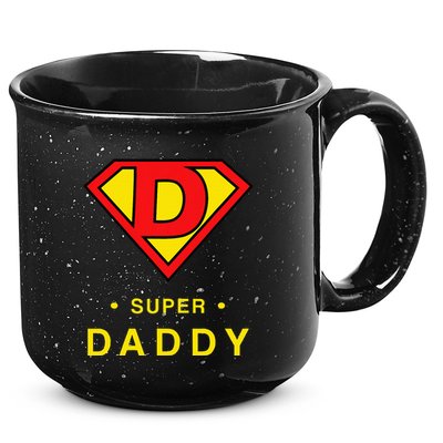 Super Daddy Dad Is My Hero Fathers Day 15oz Campfire Ceramic Mug