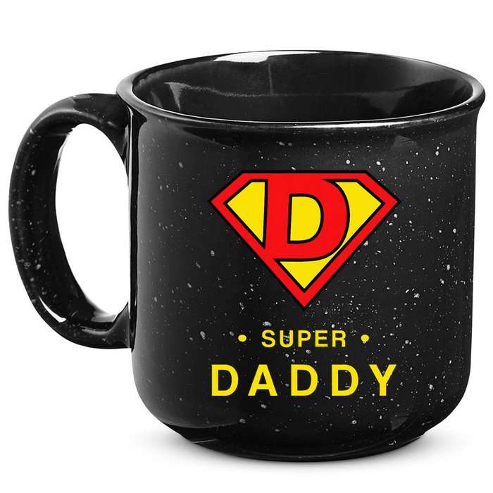 Super Daddy Dad Is My Hero Fathers Day 15oz Campfire Ceramic Mug