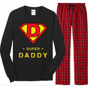 Super Daddy Dad Is My Hero Fathers Day Long Sleeve Pajama Set