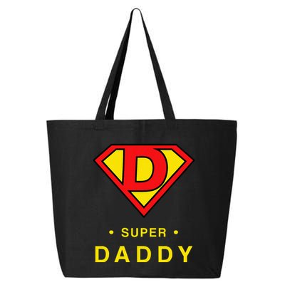 Super Daddy Dad Is My Hero Fathers Day 25L Jumbo Tote