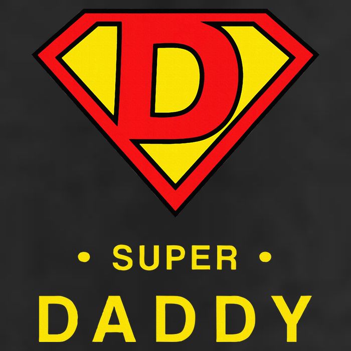 Super Daddy Dad Is My Hero Fathers Day Golf Towel