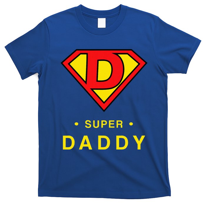 Super Daddy Dad Is My Hero Fathers Day T-Shirt