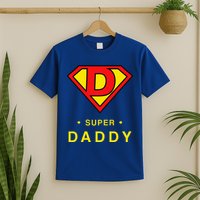 Super Daddy Dad Is My Hero Fathers Day T-Shirt