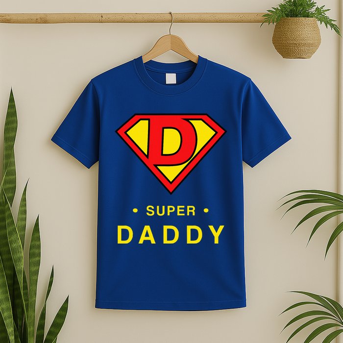 Super Daddy Dad Is My Hero Fathers Day T-Shirt