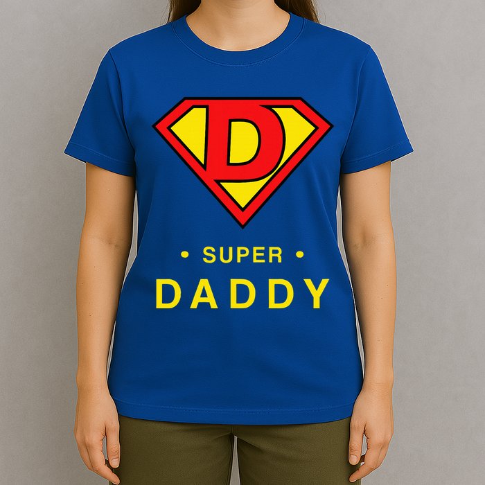 Super Daddy Dad Is My Hero Fathers Day T-Shirt