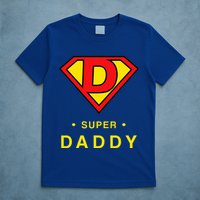 Super Daddy Dad Is My Hero Fathers Day T-Shirt