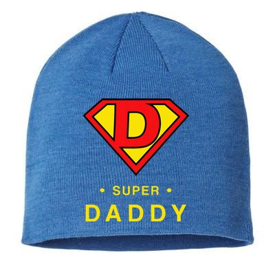 Super Daddy Dad Is My Hero Fathers Day Sustainable Beanie