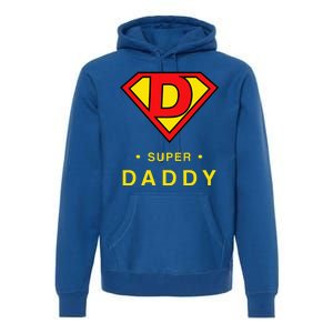 Super Daddy Dad Is My Hero Fathers Day Premium Hoodie