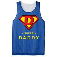 Super Daddy Dad Is My Hero Fathers Day Mesh Reversible Basketball Jersey Tank