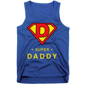 Super Daddy Dad Is My Hero Fathers Day Tank Top