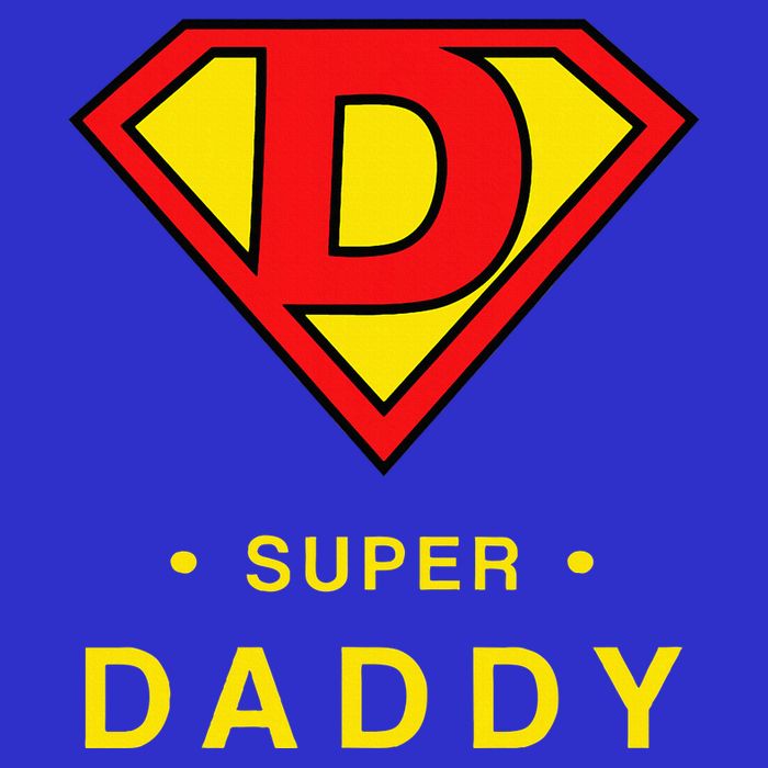 Super Daddy Dad Is My Hero Fathers Day Short Acrylic Beanie
