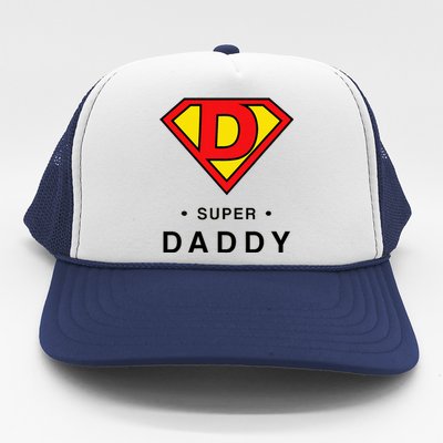 Super Daddy Dad Is My Hero Fathers Day Trucker Hat